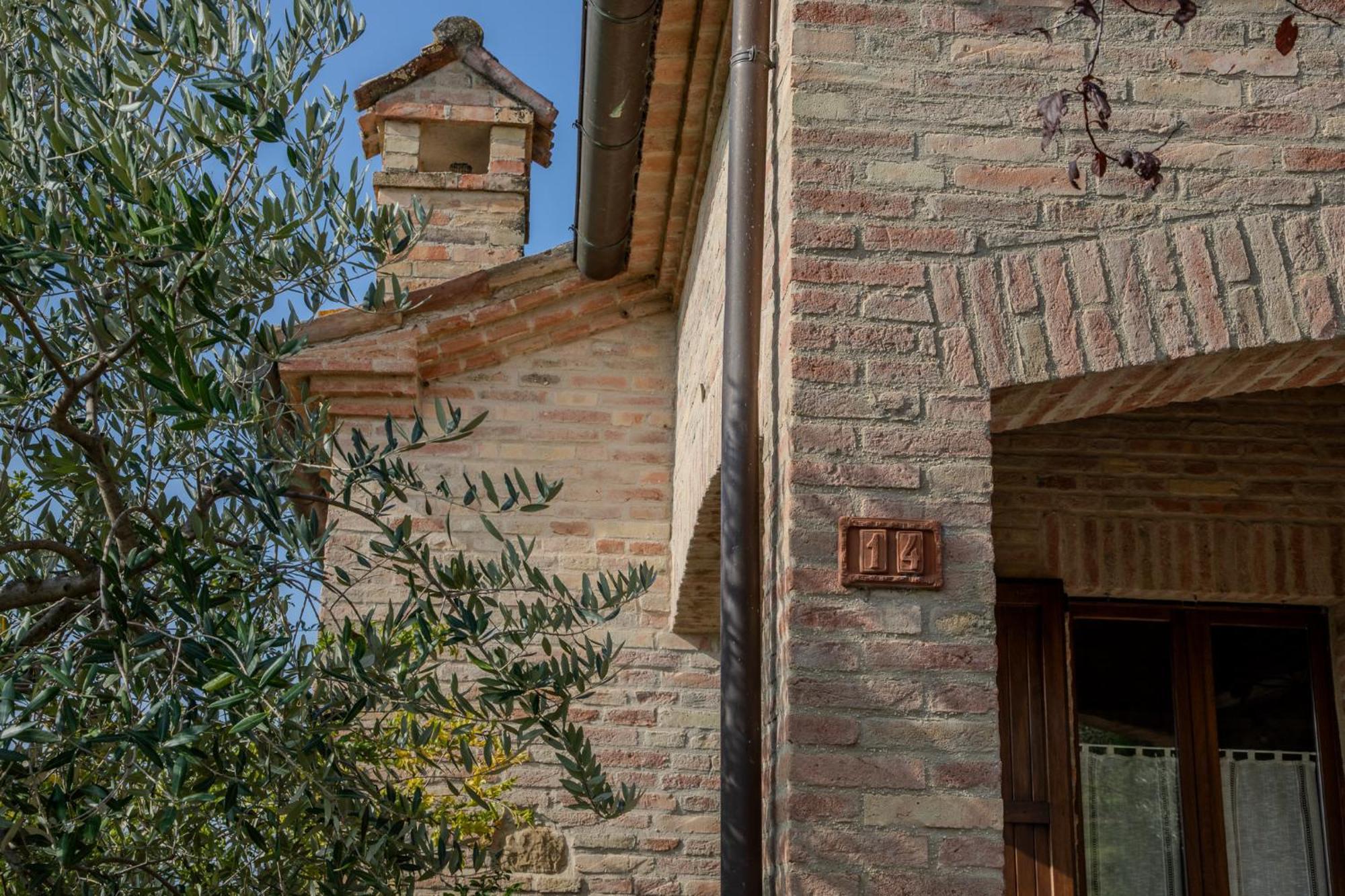 A Casa Di Lea Villa Mondavio ภายนอก รูปภาพ